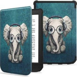 Pokrowiec Tech-Protect Etui Tech-protect Smartcase Pocketbook Color/Touch Lux 4/5/HD 3 Happy Elephant