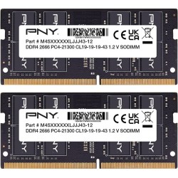 Pamięć do laptopa PNY Performance, SODIMM, DDR4, 16 GB, 2666 MHz, CL19 (MN16GK2D42666)