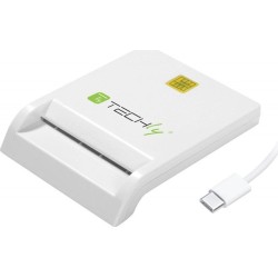 Czytnik Techly Techly Czytnik Kart Stykowych Smart Card USB-C
