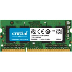 Pamięć do laptopa Crucial SODIMM, DDR3L, 8 GB, 1600 MHz, CL11 (CT102464BF160B)