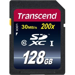 Karta Transcend 200x SDXC 128 GB Class 10 (TS128GSDXC10)