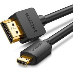 Kabel Ugreen HDMI Micro - HDMI 3m czarny (30104)