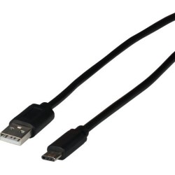 Kabel USB EFB USB-A - USB-C 3 m Czarny (EBUSBC-USB20AK.3)