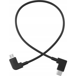 Kabel USB USB-C - microUSB 0.3 m Czarny