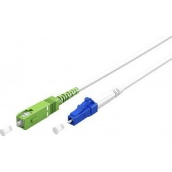 Goobay Kabel światłowodowy (FTTH), Singlemode (OS2) White, biały (Simplex), 25 m - Długość kabla 25 m