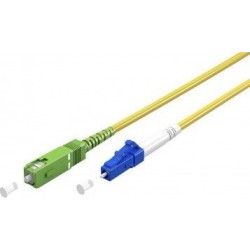Goobay Kabel światłowodowy (FTTH), Singlemode (OS2) Yellow, Żółty (Simplex), 15 m - Długość kabla 15 m