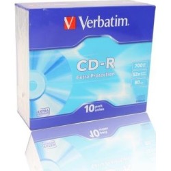 Verbatim CD-R VERBATIM 700 MB 52x Slim 10 szt.