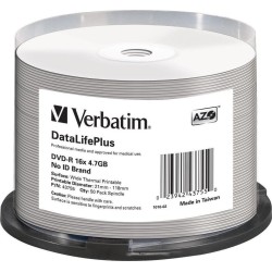 Verbatim DVD-R VERBATIM 4.7 GB 16x Spindle 50 szt.